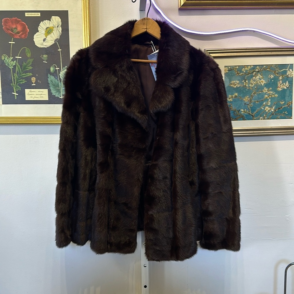 1970s Vintage Mink Fur Coat
